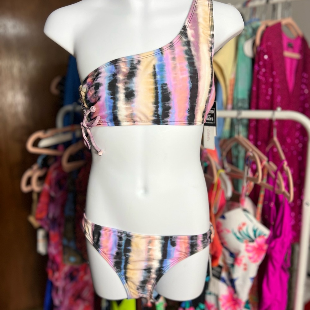 Macy's Tie-Dye One-Shoulder Bikini